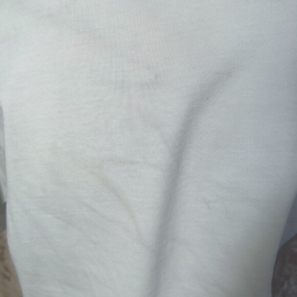 3.1 Phillip Lim White Tee Gathered Metal Ring Women's Size S Piercing Grunge - Picture 8 of 9